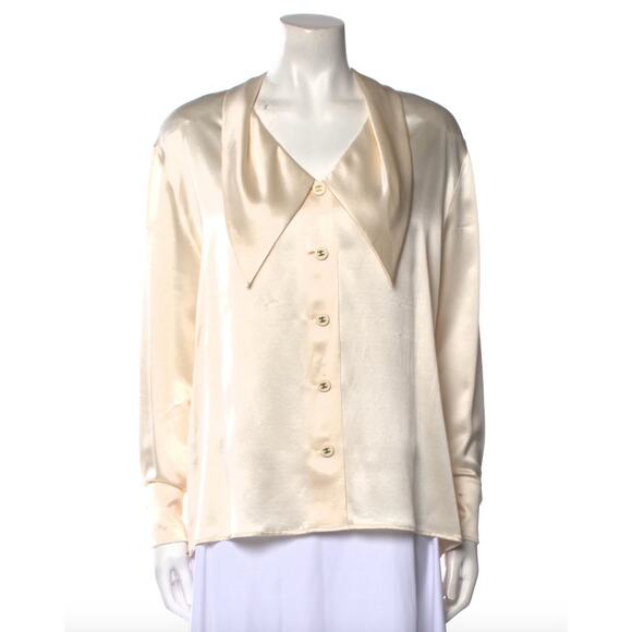Chanel Vintage 1994 Button-Up Top - Picture 1 of 3